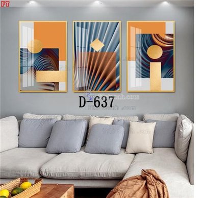 Hình ảnh file gốc File tranh bộ hiện đại D-637 (chất lượng cao)