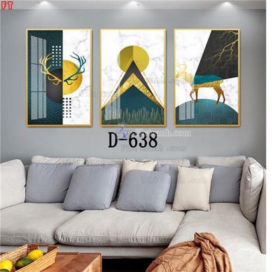 File tranh in trần File tranh bộ hiện đại D-638 (ảnh gốc siêu nét)