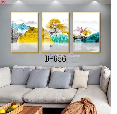 File ảnh gốc File tranh bộ hiện đại D-656 (chuyên in mica)