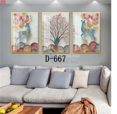 File gốc File tranh bộ hiện đại D-667 (PNG) nền trong suốt