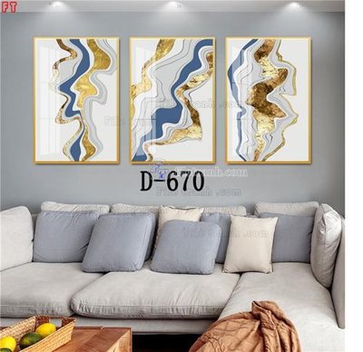 File in mica File tranh bộ hiện đại D-670 (bản gốc) sắc sảo