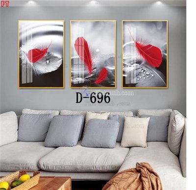 Download file File tranh bộ hiện đại D-696 (gốc) in mica đèn LED