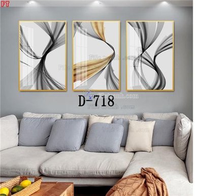 File gốc File tranh bộ hiện đại D-718 (in ấn) màu sắc trung thực
