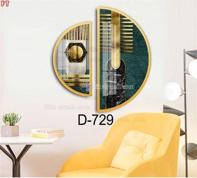 File tranh gốc File tranh bộ hiện đại D-729 (sắc nét từng chi tiết)