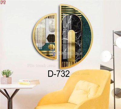 Tải file gốc File tranh bộ hiện đại D-732 dùng cho in ấn