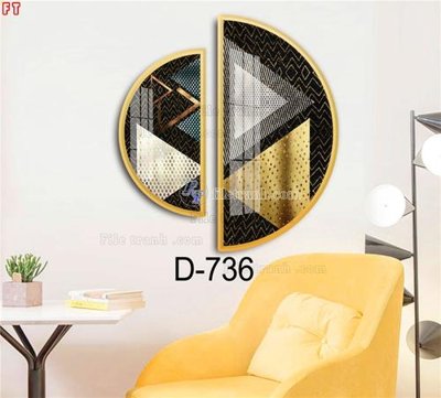 Tải file File tranh bộ hiện đại D-736 (PSD) cho in tranh kính