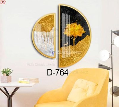 Chi tiết file ảnh File tranh bộ hiện đại D-764 sắc nét
