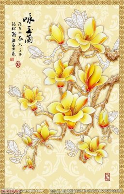 Ảnh gốc File tranh đứng lối vào D3D465 (nét căng) in mica