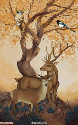 File gốc in ấn File tranh đứng lối vào D3D480 độ phân giải cao