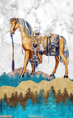 File tranh File tranh đứng lối vào D3D494 (gốc) chủ đề động vật