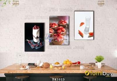 Chi tiết file gốc File tranh phòng ăn đồ ăn nhanh DA1013 (cho in tráng gương)