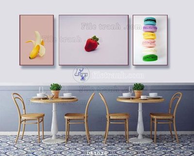 File gốc File tranh phòng ăn đồ ăn nhanh DA1026 (trang trí) cho phòng khách