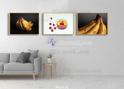 File PSD File tranh phòng ăn đồ ăn nhanh DA1031 (bản gốc) đã tách nền