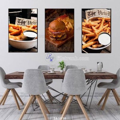 File gốc File tranh phòng ăn đồ ăn nhanh DA1036 (dành cho trang trí nội thất)