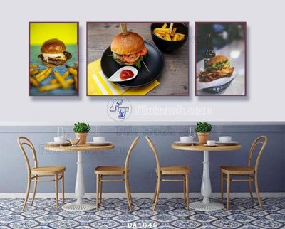 File gốc File tranh phòng ăn đồ ăn nhanh DA1046 (phong cách) tối giản