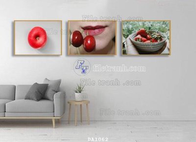 Tải file File tranh phòng ăn đồ ăn nhanh DA1062 (ảnh gốc) in gạch 3D