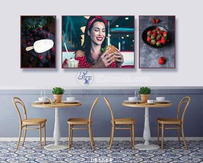 File gốc File tranh phòng ăn đồ ăn nhanh DA1064 (vector) cho in ấn