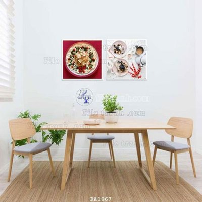 File tranh quảng cáo File tranh phòng ăn đồ ăn nhanh DA1067 (file gốc) chuyên nghiệp