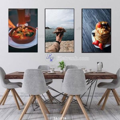 Cung cấp file tranh gốc File tranh phòng ăn đồ ăn nhanh DA1074 độc quyền