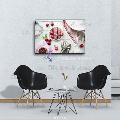 File tranh File tranh phòng ăn đồ ăn nhanh DA124 (ảnh gốc) cho in ấn kỹ thuật số