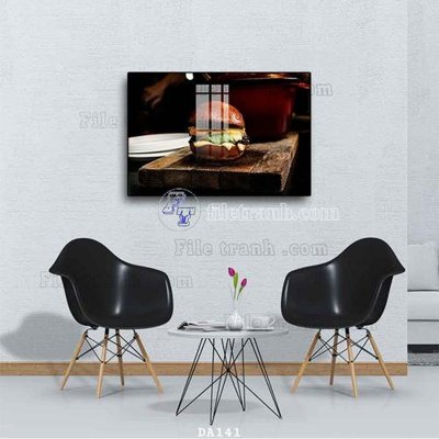 File gốc File tranh phòng ăn đồ ăn nhanh DA141 (phiên bản chuẩn) để in ấn