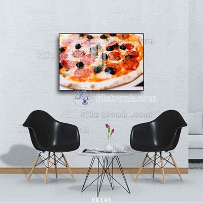 File gốc File tranh phòng ăn đồ ăn nhanh DA146 (phiên bản chuẩn) để in ấn