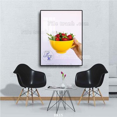 Hình ảnh file gốc File tranh phòng ăn đồ ăn nhanh DA15 (chất lượng cao)