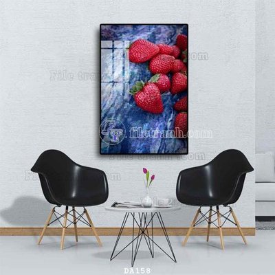 File gốc File tranh phòng ăn đồ ăn nhanh DA158 (in lụa) trang trí tường