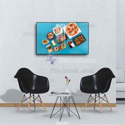 File gốc File tranh phòng ăn đồ ăn nhanh DA160 (dành cho trang trí nội thất)