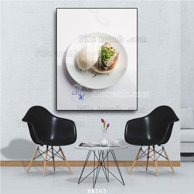 File tranh File tranh phòng ăn đồ ăn nhanh DA163 (ảnh gốc) không bị mờ