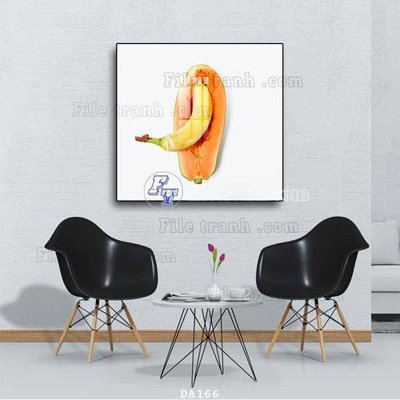 File tranh File tranh phòng ăn đồ ăn nhanh DA166 (ảnh gốc) độ nét vượt trội