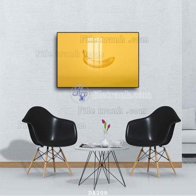 Ảnh gốc File tranh phòng ăn đồ ăn nhanh DA208 (nét căng) in mica