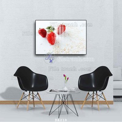 Chi tiết file tranh tráng gương File tranh phòng ăn đồ ăn nhanh DA218 (ảnh gốc)