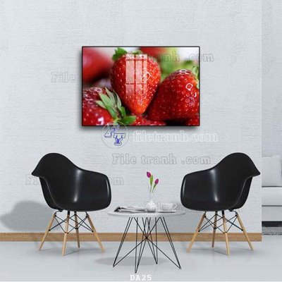 File gốc File tranh phòng ăn đồ ăn nhanh DA25 (in mica) trang trí