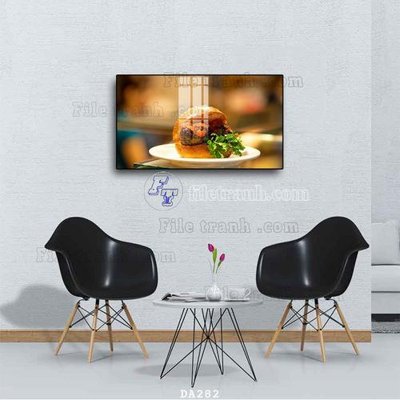 File ảnh File tranh phòng ăn đồ ăn nhanh DA282 (gốc) in standee