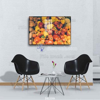 File gốc File tranh phòng ăn đồ ăn nhanh DA298 (phong cách) châu Âu