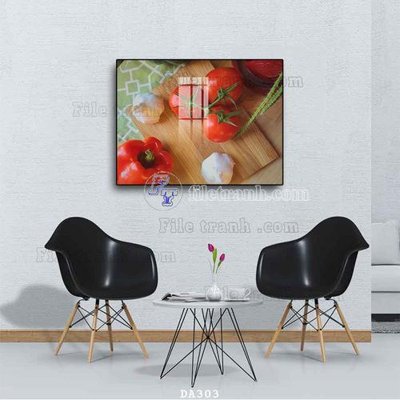 File tranh trang trí File tranh phòng ăn đồ ăn nhanh DA303 (file gốc)