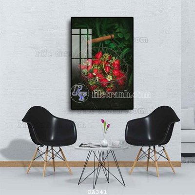 File tranh gốc File tranh phòng ăn đồ ăn nhanh DA341 (sắc nét từng chi tiết)