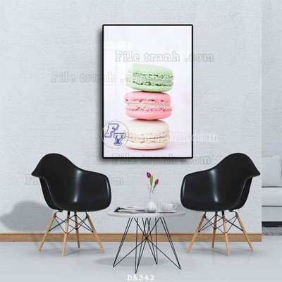 Download file File tranh phòng ăn đồ ăn nhanh DA342 (gốc) in mica cao cấp