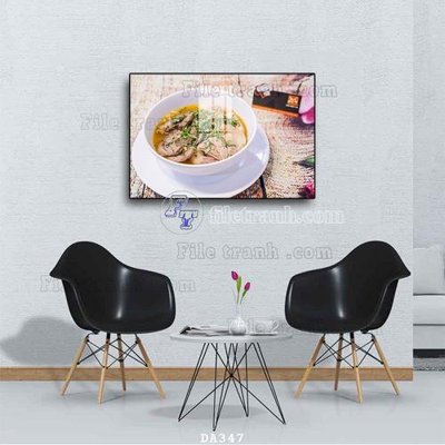 Chi tiết file ảnh File tranh phòng ăn đồ ăn nhanh DA347 sắc nét