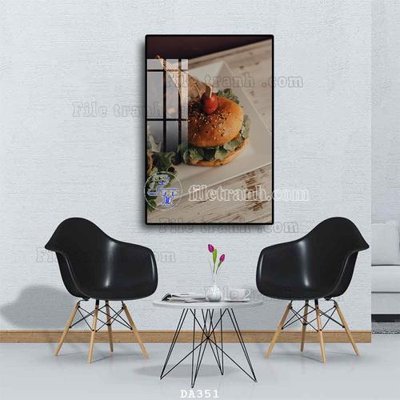 Tải file File tranh phòng ăn đồ ăn nhanh DA351 (gốc) in trên mọi chất liệu