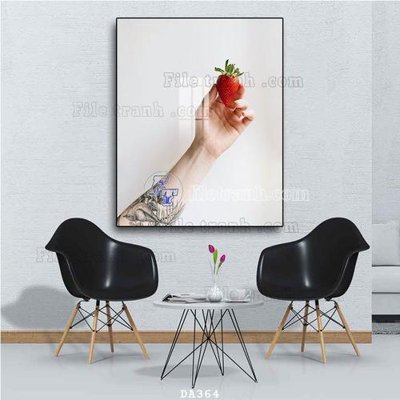 Tải file File tranh phòng ăn đồ ăn nhanh DA364 (gốc) làm file tranh quảng cáo