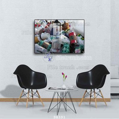 Download file gốc File tranh phòng ăn đồ ăn nhanh DA391 (in lụa) tranh 3D