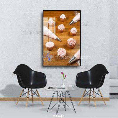 File tranh File tranh phòng ăn đồ ăn nhanh DA441 (bản gốc) treo tường