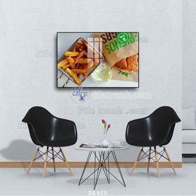 Tải file gốc File tranh phòng ăn đồ ăn nhanh DA460 (bản PSD) đầy đủ layer