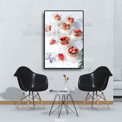 File in ấn File tranh phòng ăn đồ ăn nhanh DA465 chuyên nghiệp