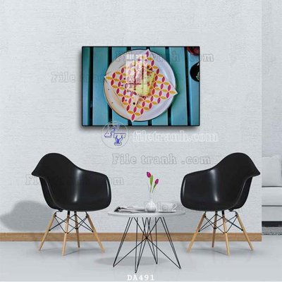 Tải file gốc File tranh phòng ăn đồ ăn nhanh DA491 (bản PSD) gốc