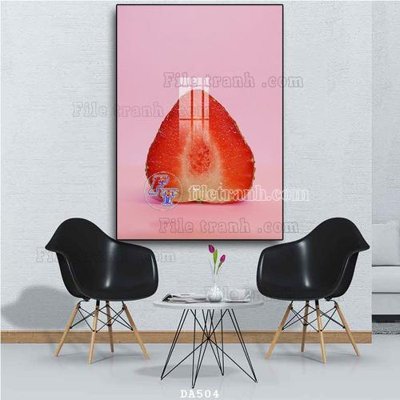 File tranh in mica File tranh phòng ăn đồ ăn nhanh DA504 (độ phân giải cao)