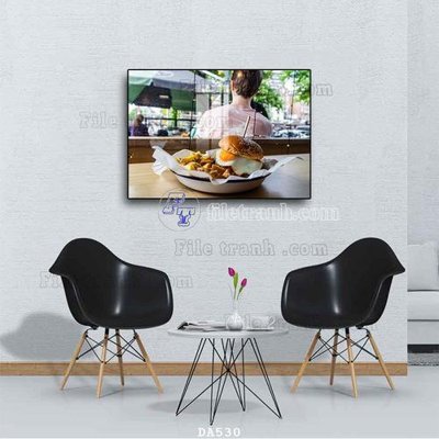 Tải file File tranh phòng ăn đồ ăn nhanh DA530 (ảnh gốc) file TIFF