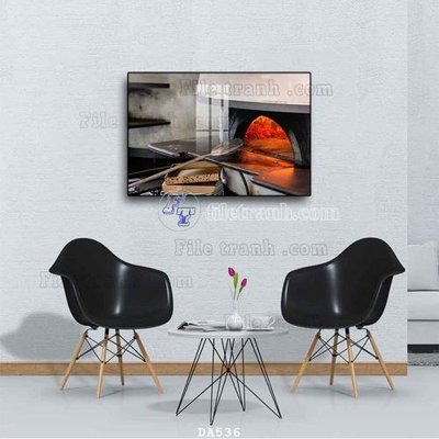 File gốc File tranh phòng ăn đồ ăn nhanh DA536 (in mica) cắt laser